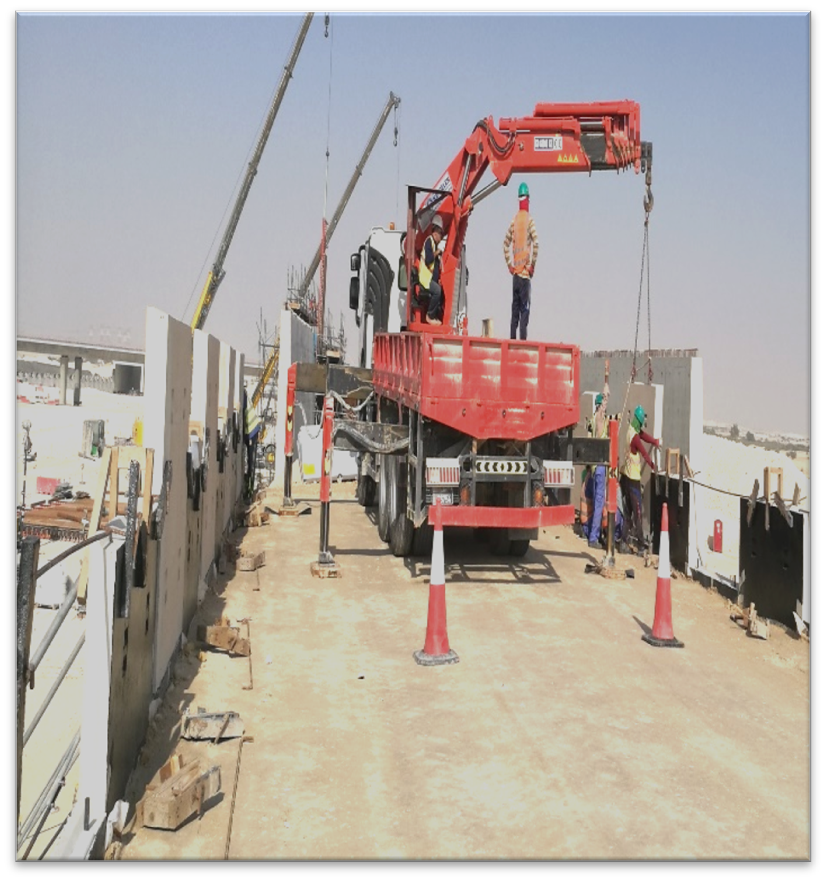 Completed MSE Wall Section